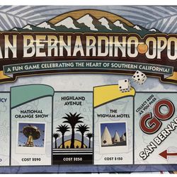 San Bernardino Monopoly Board Game 