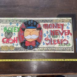 Monopoly Guy Artwork painting 50%OFF