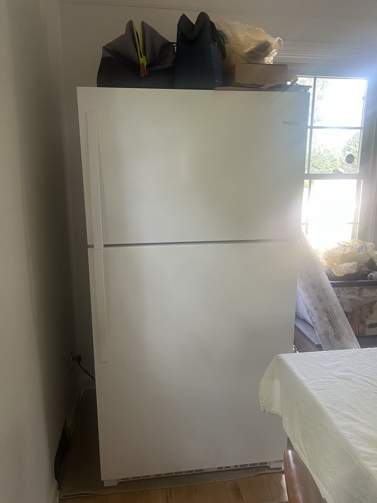 2021 White Whirlpool Fridge Manual Included