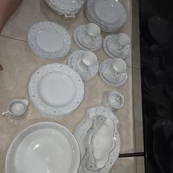 Vintage PORCELAIN DINING SET 