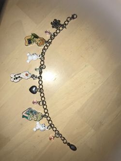 Frozen charm bracelet. Elsa, Anna. Disney
