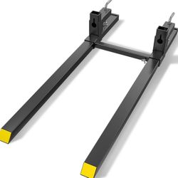 60" 4500 LBS Clamp On Loader Forks For Tractor Bucket | Yzona