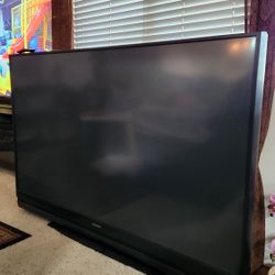 Mitsubishi WD-65837 75" 1080p rear-projection DLP HDTV - TV's ...