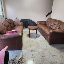 Leather Sofa Set For Free