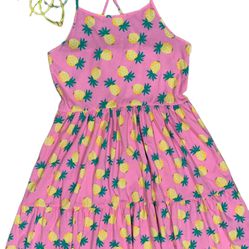 Pineapple Sun Dress + FREE 3pc Matching Paparazzi Jewelry Bracelet Set