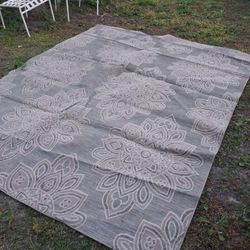 8x10 Indoor/ Outdoor Tweed Rug