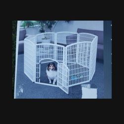 Pet Pen And Dog House Combo 