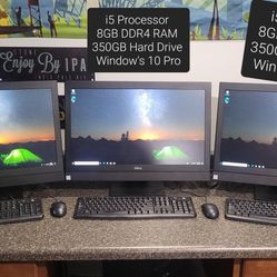 Bundle Of 3 Dell OptiPlex All In One Desktop Computers