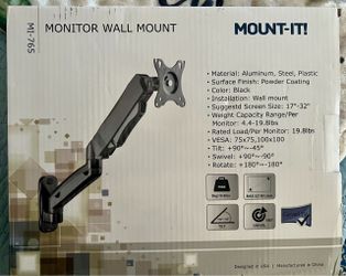 monitor wall mount new never opened
