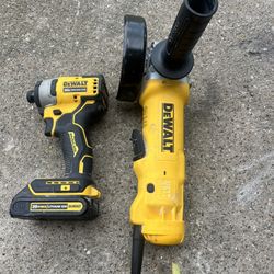 Angle Grinder Impact Drill Dewalt 