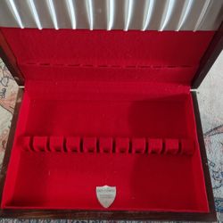 2 wood Silverware Boxes