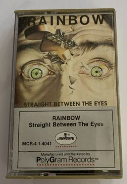 Rainbow - Straight Between the Eyes RARE original cassette 1982 TESTED WORKS
