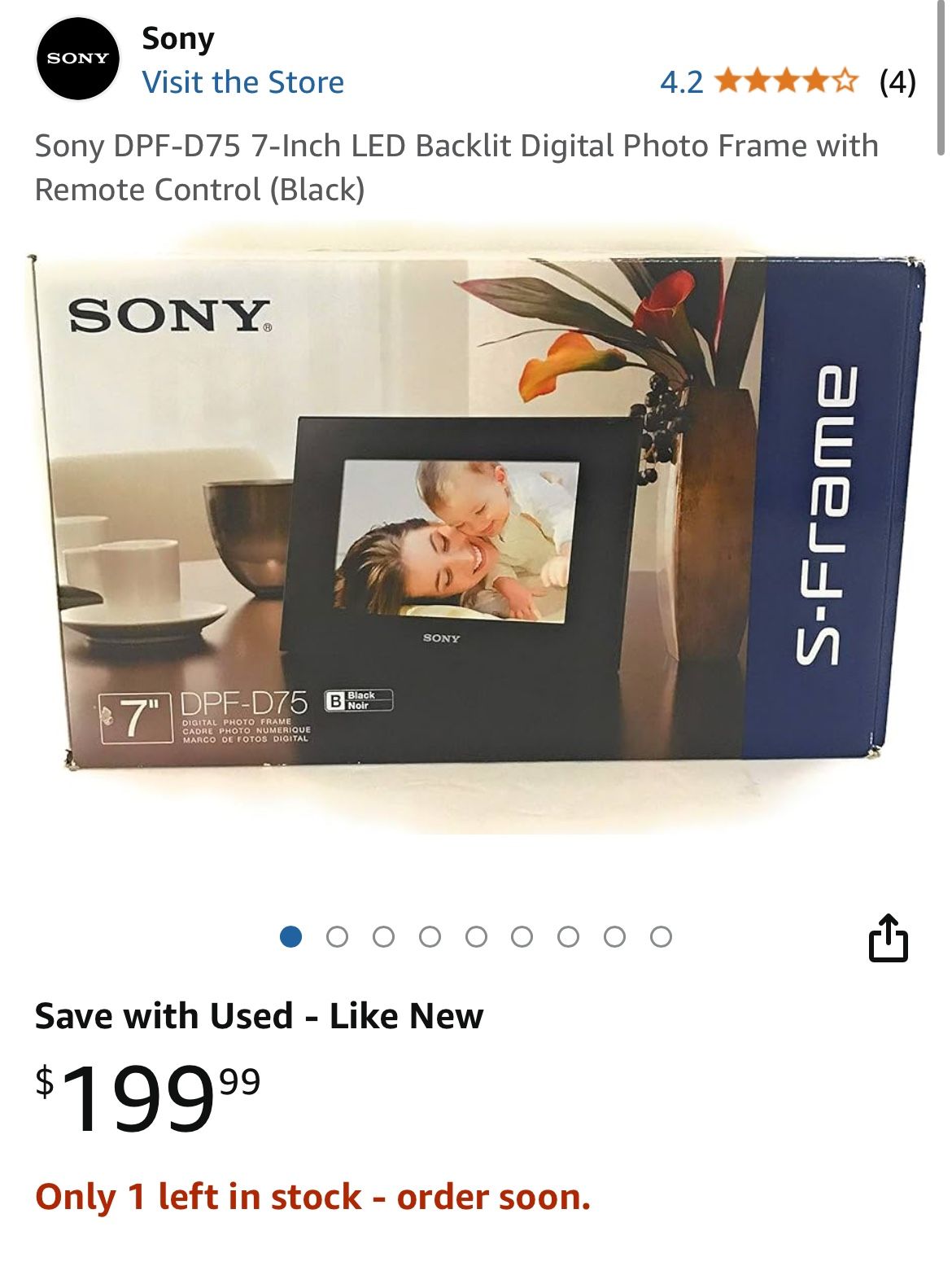 Sony frame