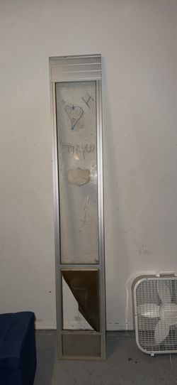 Aluminum Framed Glass Panel Door Insert