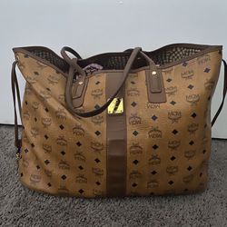 Large MCM Tote Bag