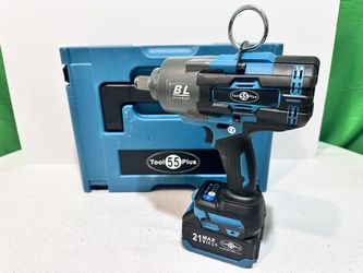 Impact Wrench 2000 Nm – 21V, 2 Batteries + CR-Mo Sockets (Heavy Duty) 