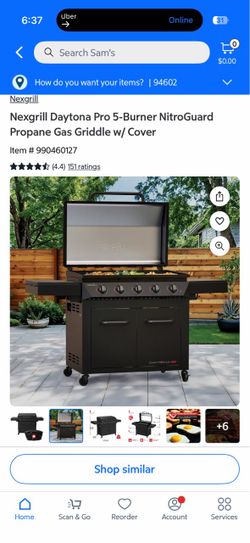 Brand new Nexgrill 36” Daytona Pro 5-Burner Gas Griddle with Cover