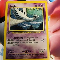 Lugia 1st Edition LP 20/64 Neo Revolution 