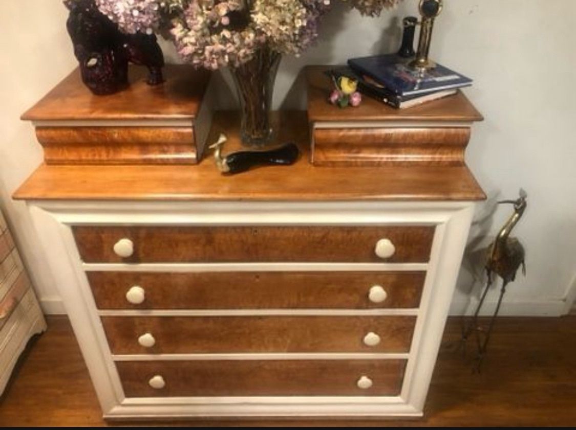 Refinished Antique Dresser – Unique Two-Tone Finish $450 -Milwaukie