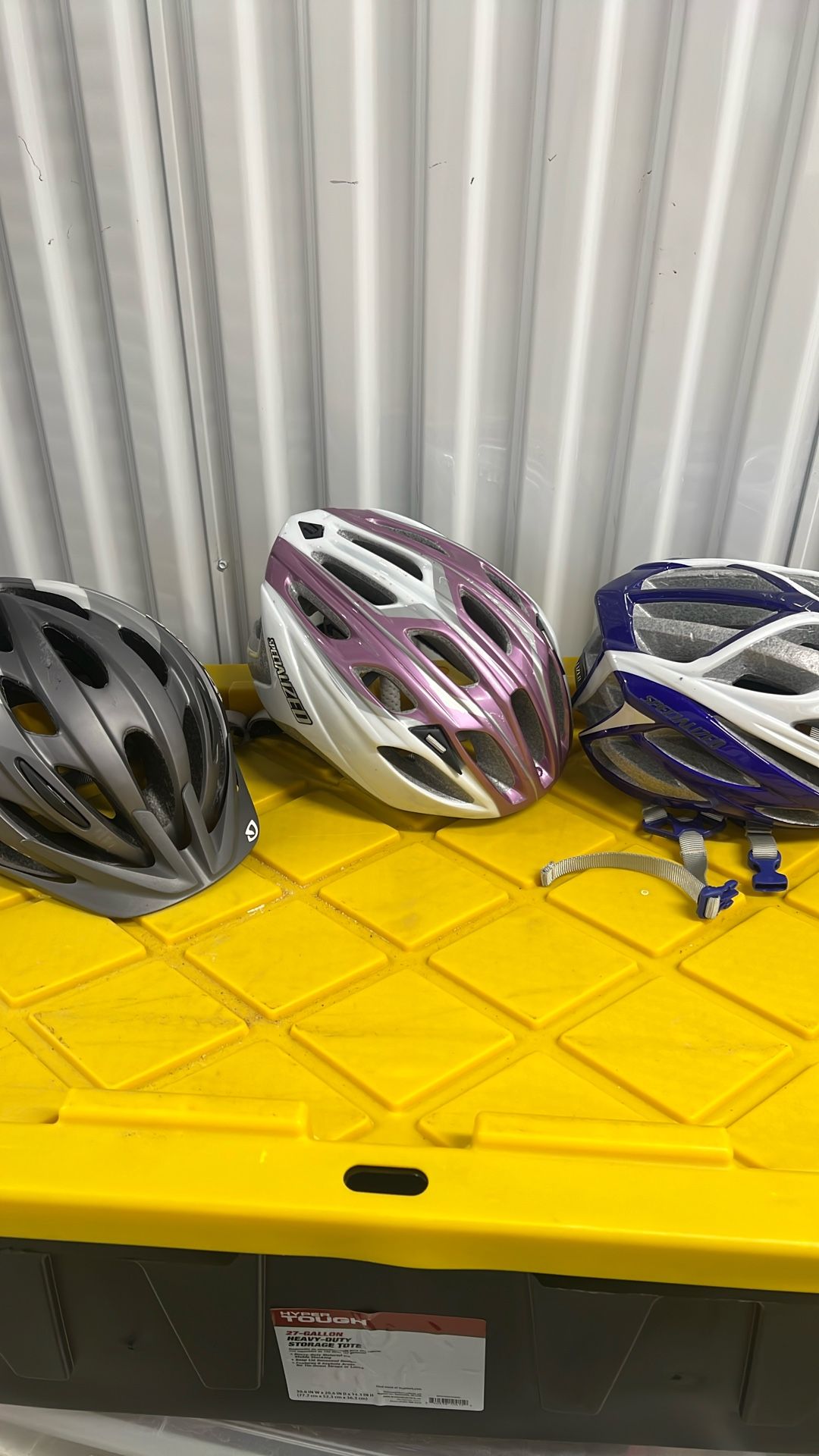 Specialized  3 helmets $25