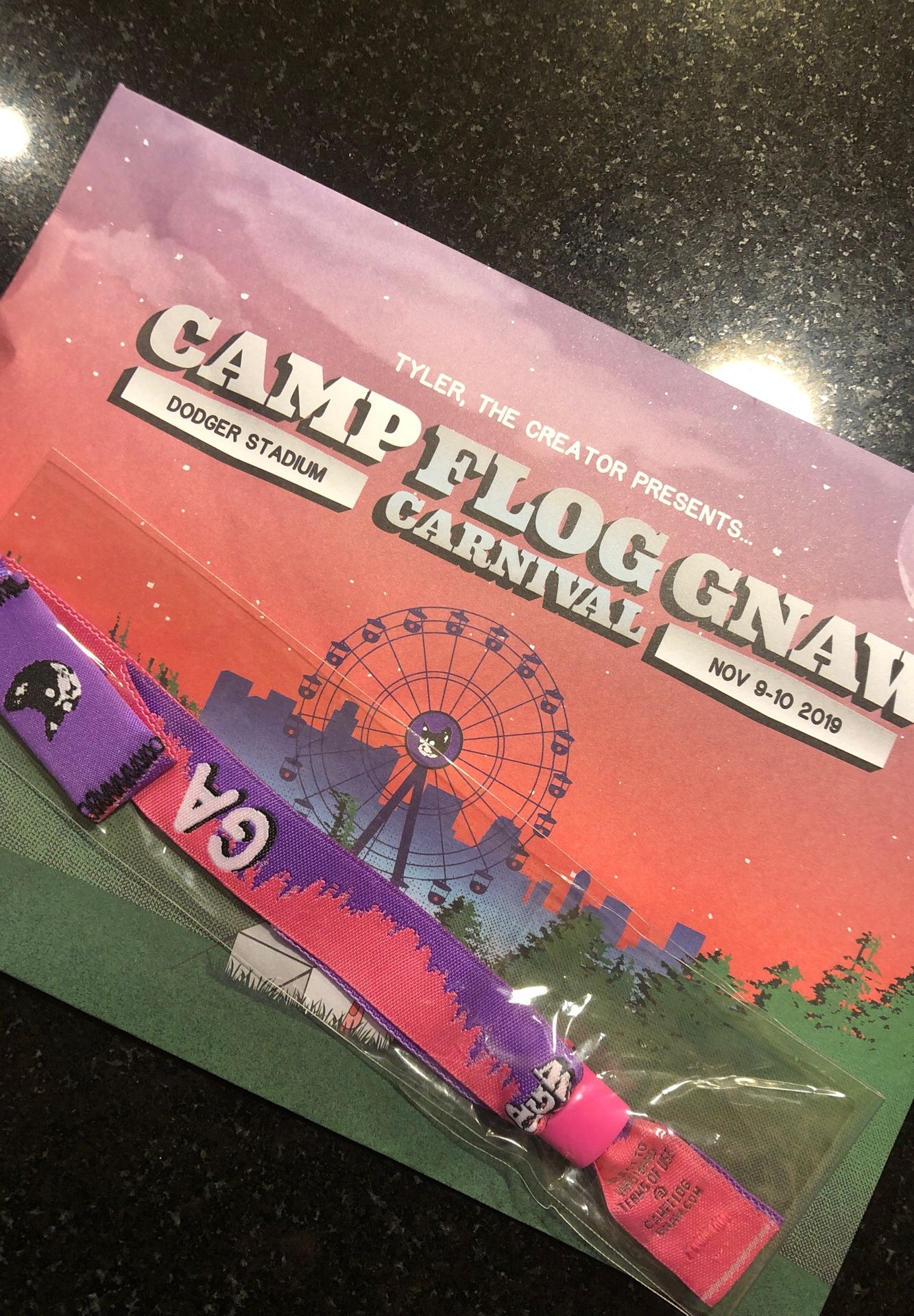 2 DAY GA CAMP FLOG GNAW WRISTBAND for Sale in Lake View Terrace, CA OfferUp