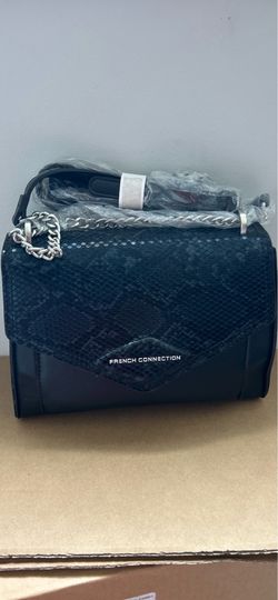 French connection reptile shoulder bag