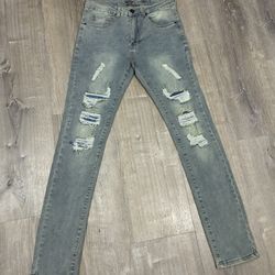Washed Skinny Jeans 
