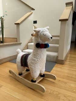 Labebe rocking horse (llama)