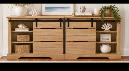 Rustic coastal consoles