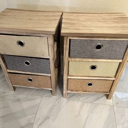 End Side Nightstand Dressers