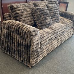 Chocolate Love Seat Sofa 
