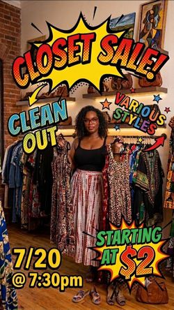 Closet Clean Out Sale 🧹👘👗