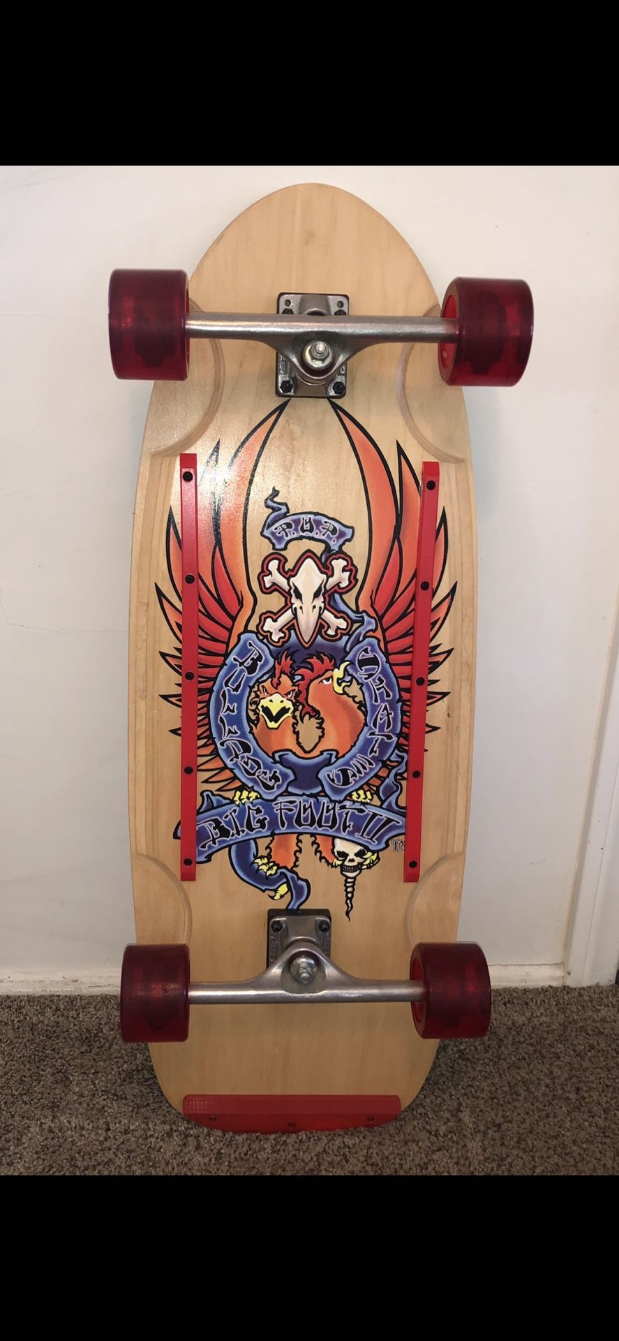 Dogtown Bulldog Skates Big Foot II Skateboard Wes Humpston design