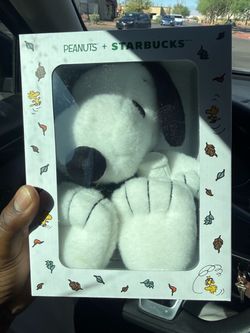 Starbucks x Peanuts Snoopy Plush 2026 - Brand NEW