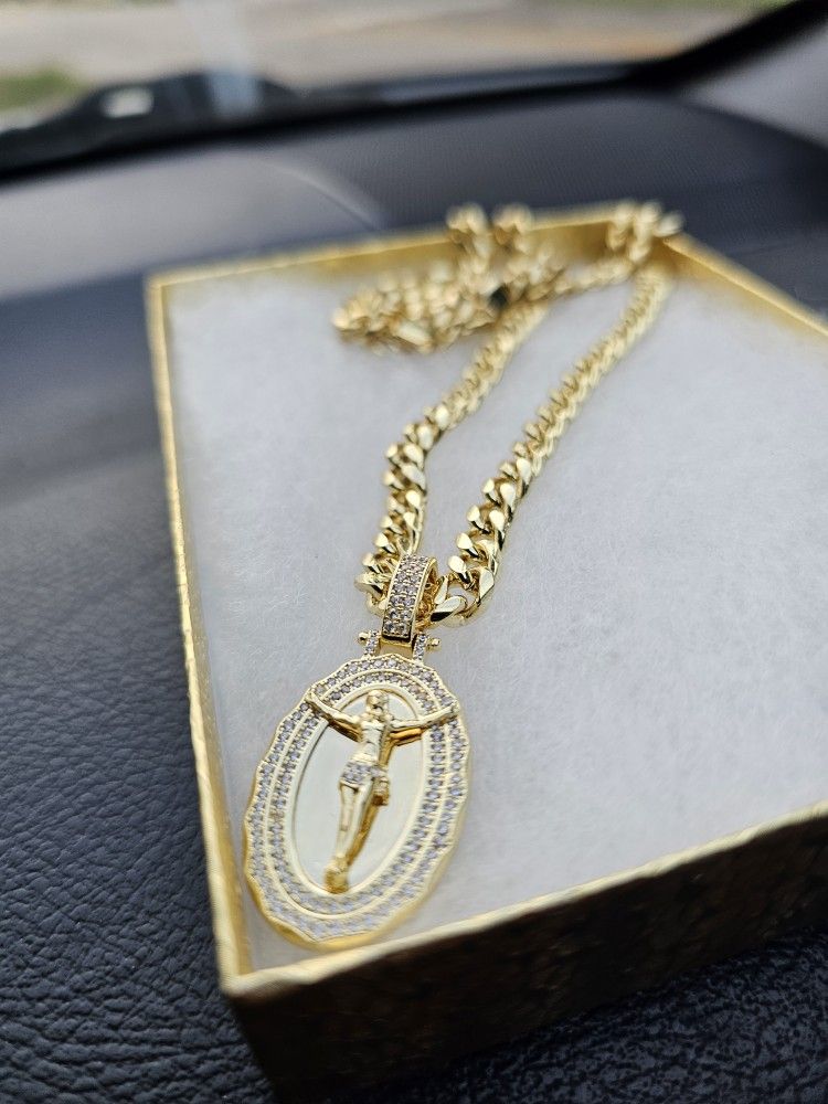 I Deliver I Ship 14k Gold Plated Chain