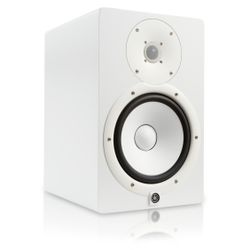 White Yamaha HS8 Professional Studio Monitor Speaker Pair