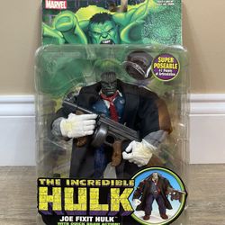 Marvel Joe Fix It Hulk Action Figure New Sealed 2004 Toy Biz Incredible Hulk