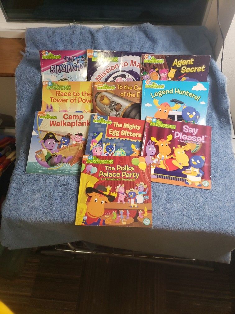 Lot Of 10 Nickelodeon "The Backyardigans" Books
