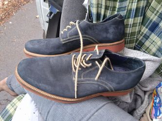 Size 11M 14th and Union Blue Suede Shoes