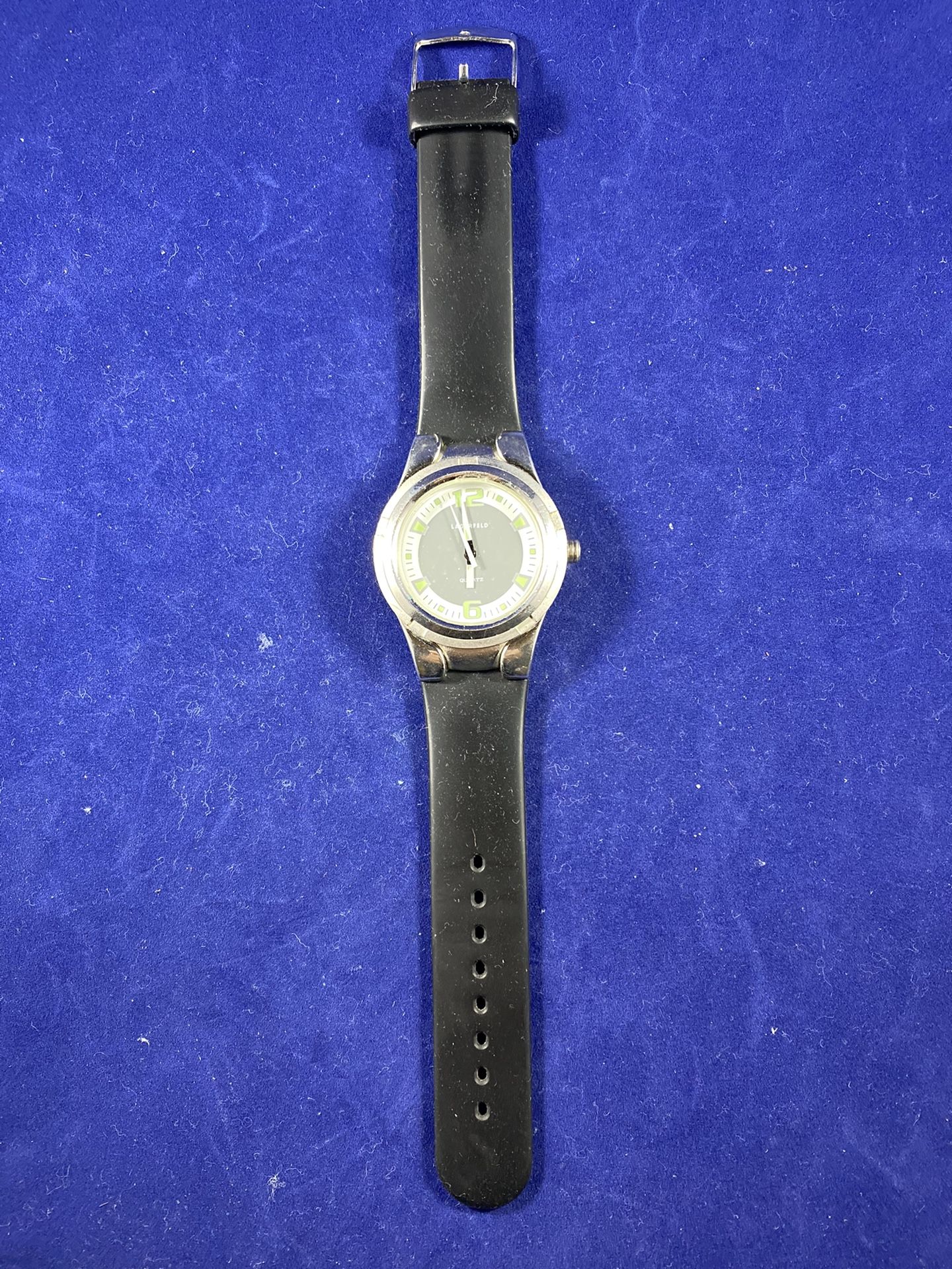 Karl Lagarfeld Black Silicon Mens Watch