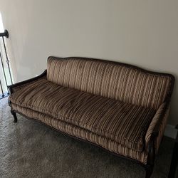 Vintage Sofa, Pillow, Top Cushion Seat, No Rips, Very Clean
