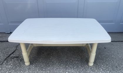 Patio PVC Coffee Table (36” x 24” x 13”)