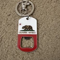 California Key Chain Can Opener Brand New
