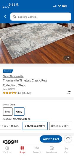 Thomasville Rug 7’ x 10’