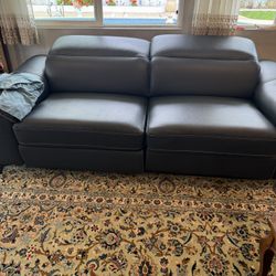Leather Couch Recliner