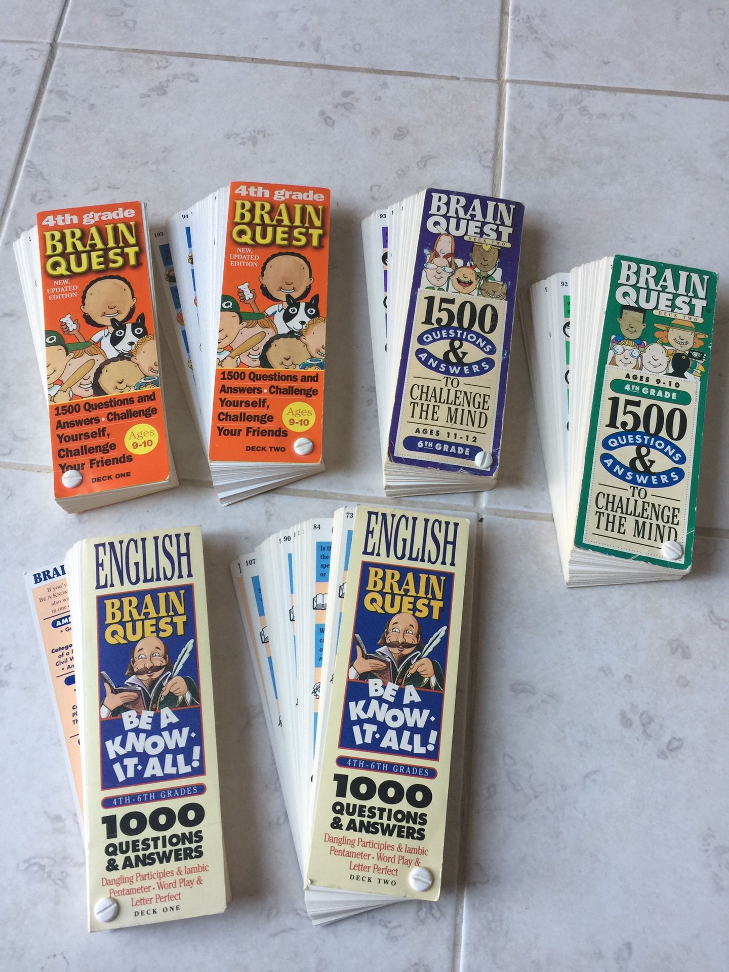 Brain Quest books