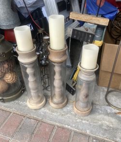 Set Of 3 Candle Holders