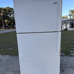 Whirlpool T/b Refrigerator Works Great-30 DAY WARRANTY (same Day Delivery Available)