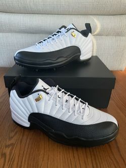 Nike Air Jordan 12 Low Taxi Golf Shoes Sz. 13