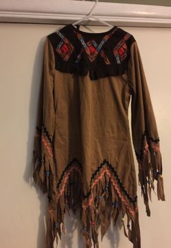 Girls Native American costume size xsmall